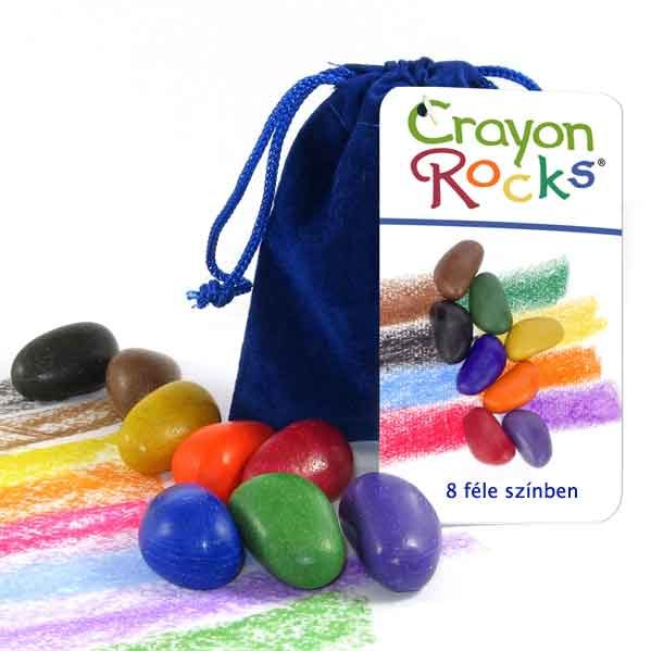 Crayon Rocks 8 színes kavicskréta zsírkréta